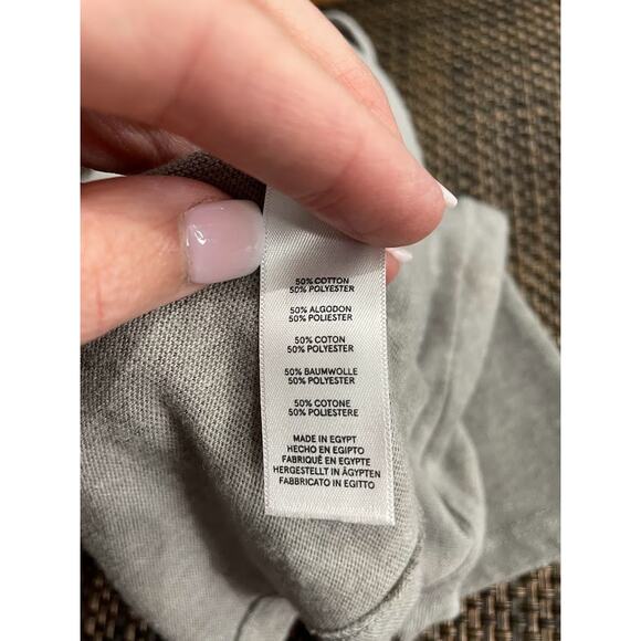 Cropped Top Beige Womens Medium Graphic Tee Sunshine State of Mind T Shirt Gray - Picture 12 of 12